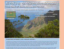 Tablet Screenshot of kanakamaolipower.org